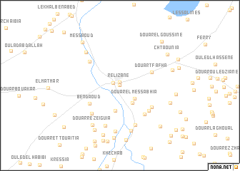 map of Village Negre